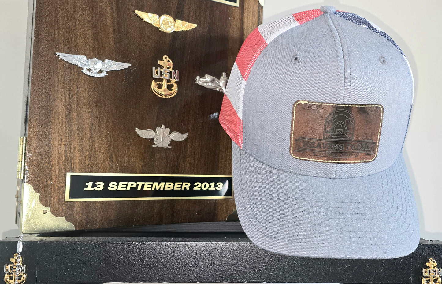American-Made Heavin's Farm Supporter Hat | Stylish Patriotic Headwear