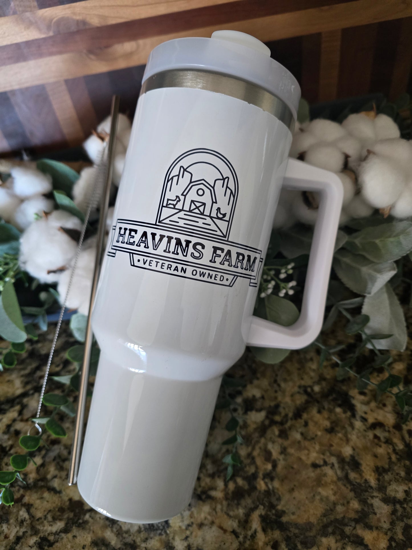 40oz Tumbler- "My Kids are Buttheads"