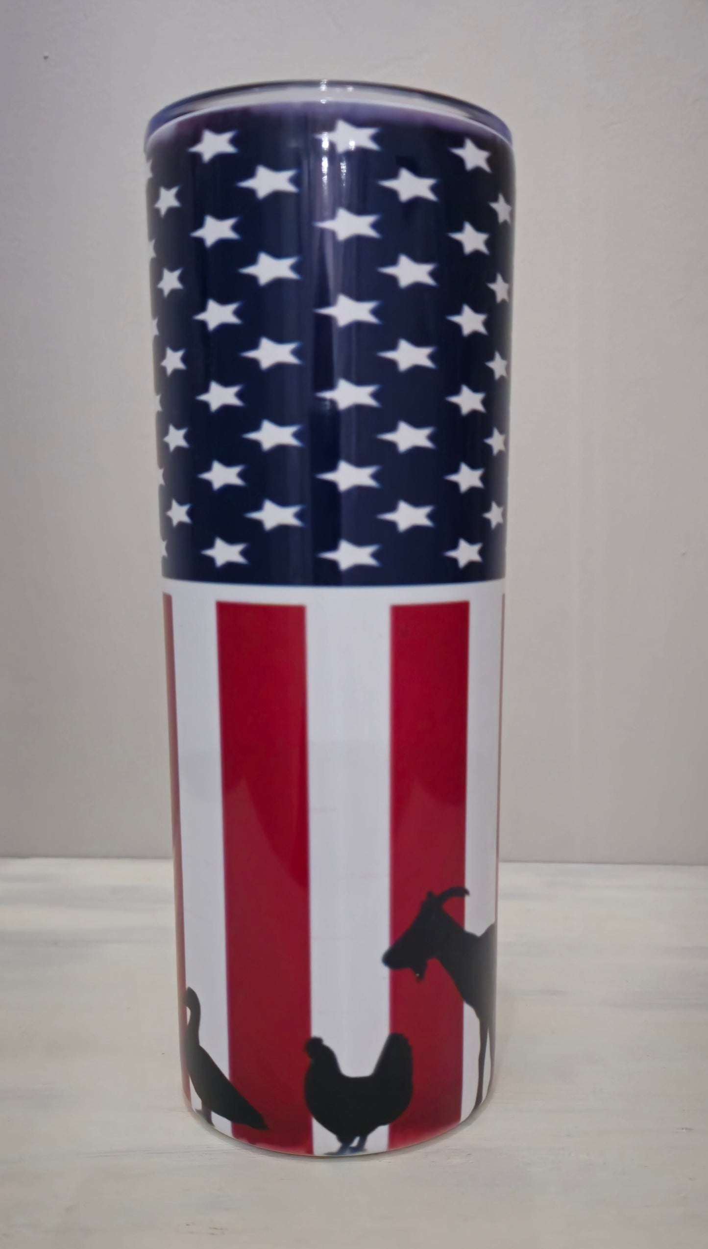 20oz Skinny Tumbler- "American Animals"
