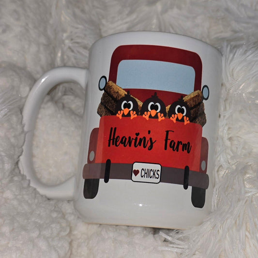 15oz Coffee Mug- "Chick Truck"