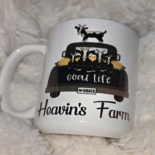 15oz Coffee Mug- "Goat Life"
