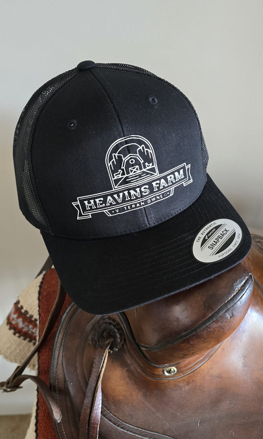 Black on Black Trucker Hat