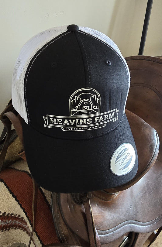Black and White Trucker Hat