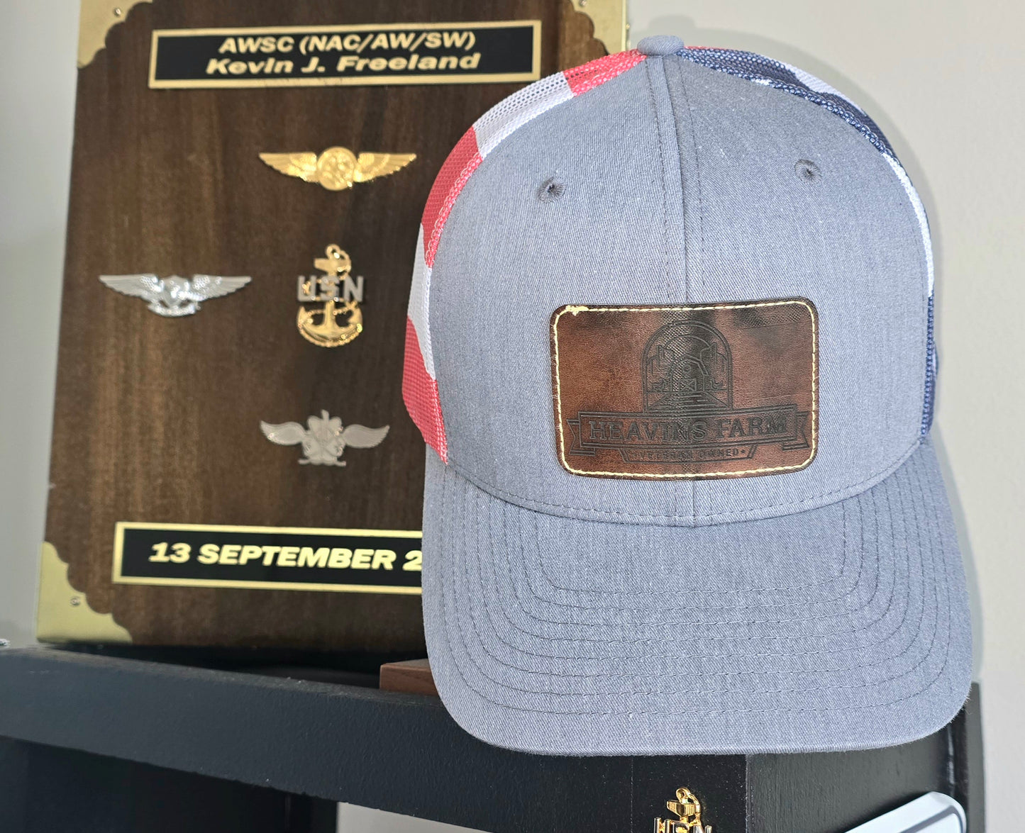 American-Made Heavin's Farm Supporter Hat | Stylish Patriotic Headwear