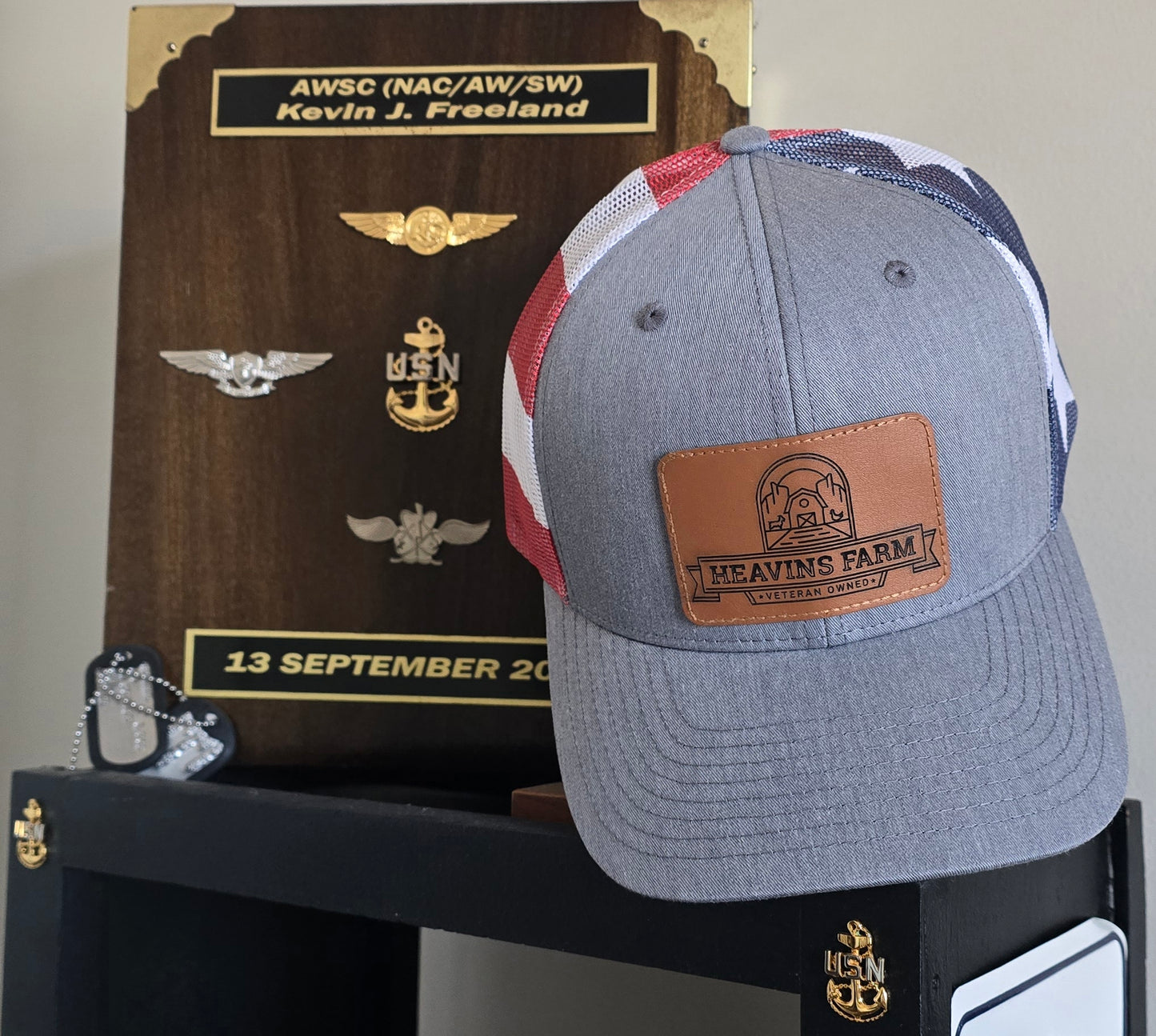 American-Made Heavin's Farm Supporter Hat | Stylish Patriotic Headwear