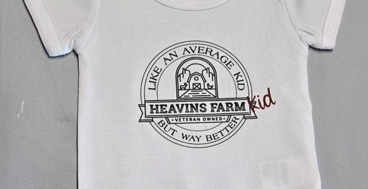 Toddler T-shirt "Heavin's Farm Kid"