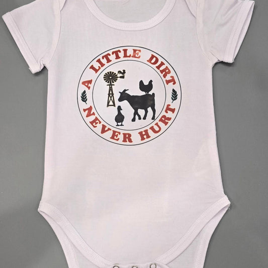 Baby Onesie (A Little Dirt Never Hurt)
