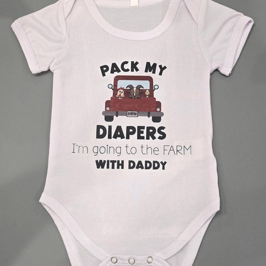 Baby Onesie (Pack My Diapers)