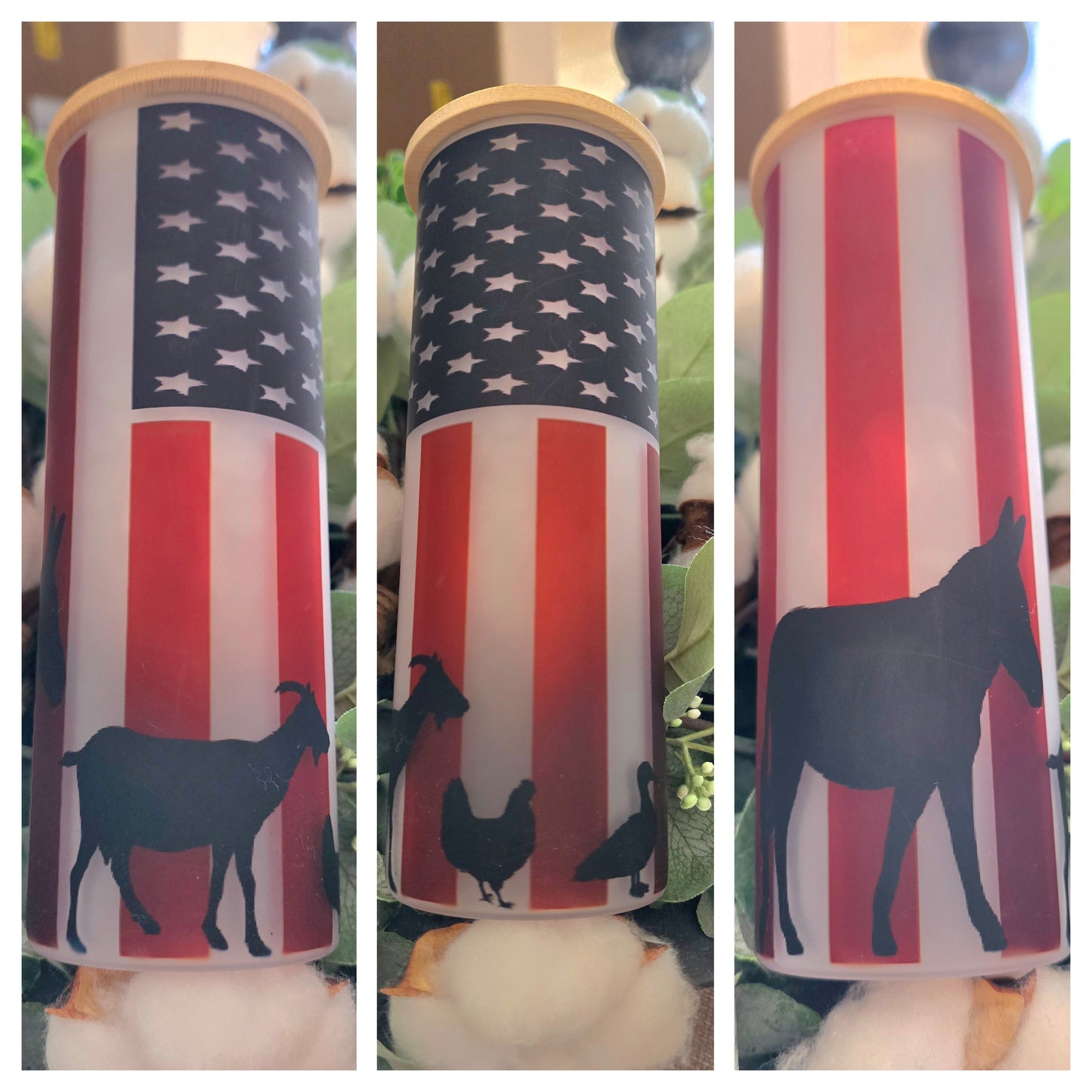 17oz Frosted Tumbler- "American Animals"