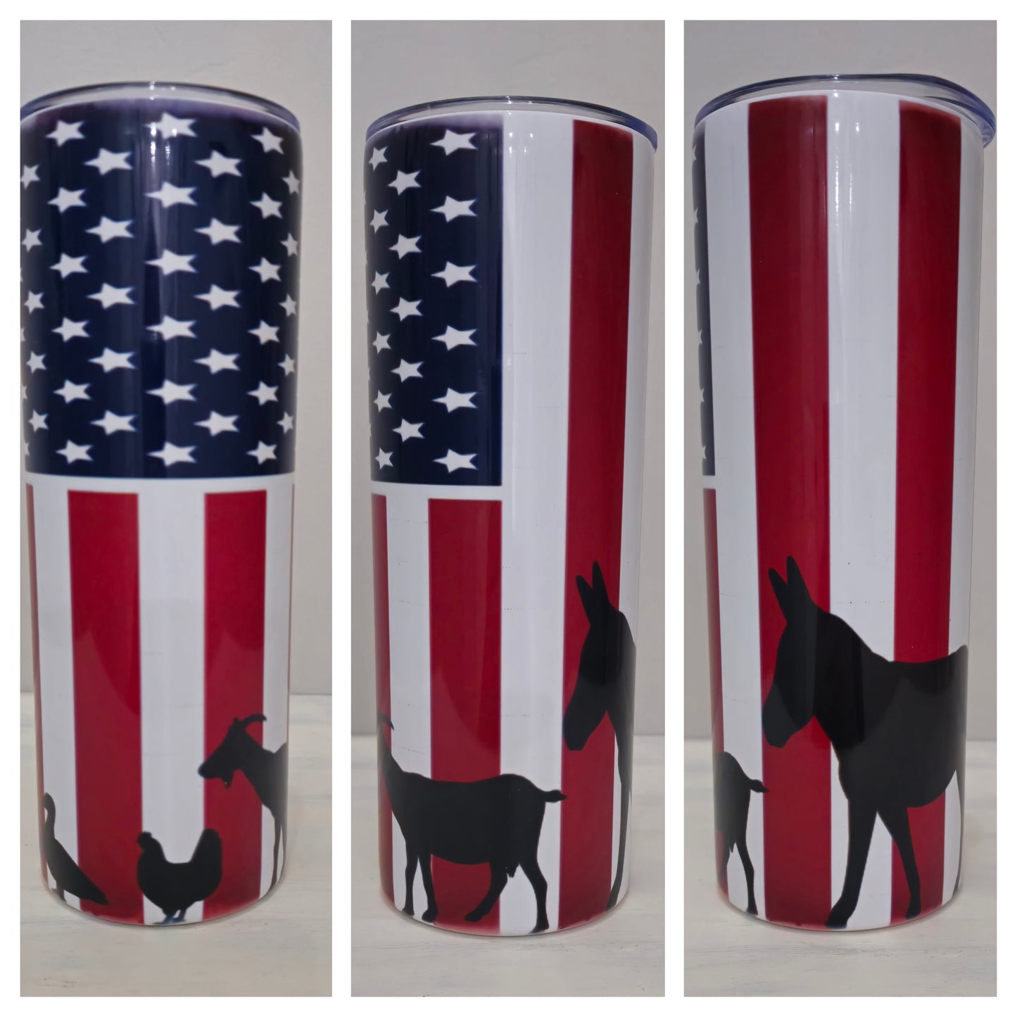 20oz Skinny Tumbler- "American Animals"
