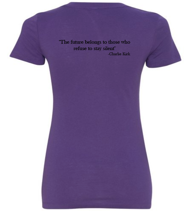 FREEDOM-"I am Charlie Kirk", "The future..."- Basker's Design-V-neck