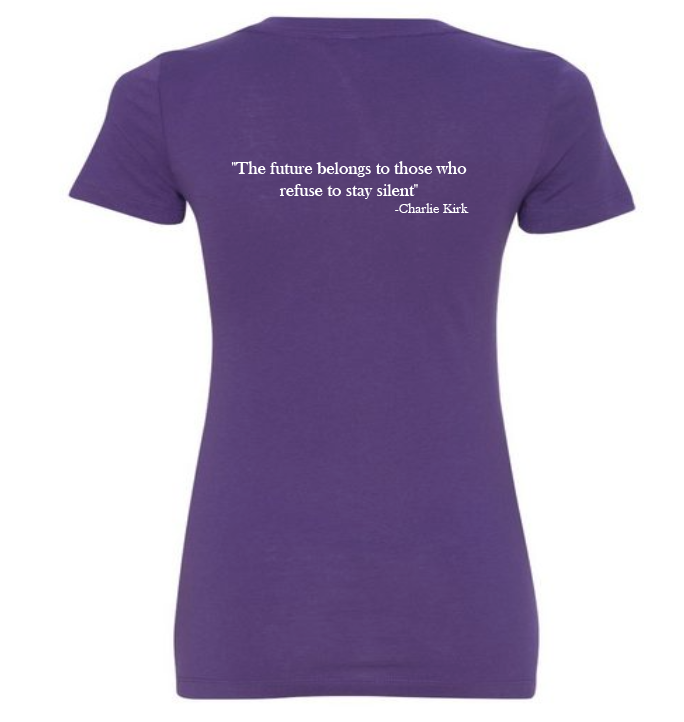 FREEDOM-"I am Charlie Kirk", "The future..."- Basker's Design-V-neck